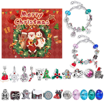 diy christmas advent calendar bracelets set