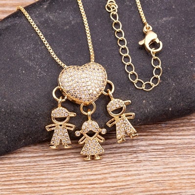 💖49%💖Love and my kids [Mother's Love Necklace]