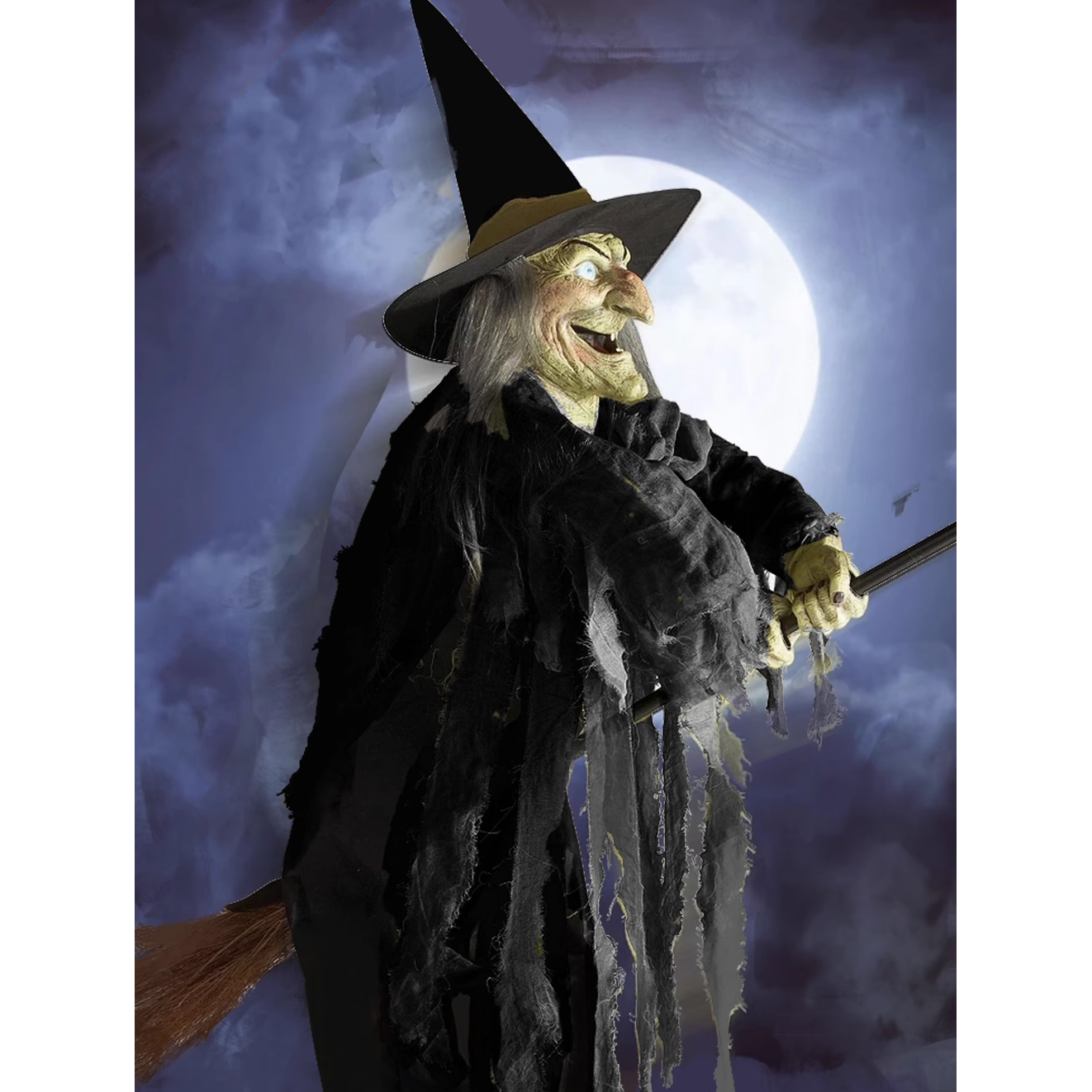 🎃 Halloween Early Bird Sale 50% OFF---Halloween Props Garden Flying Witch