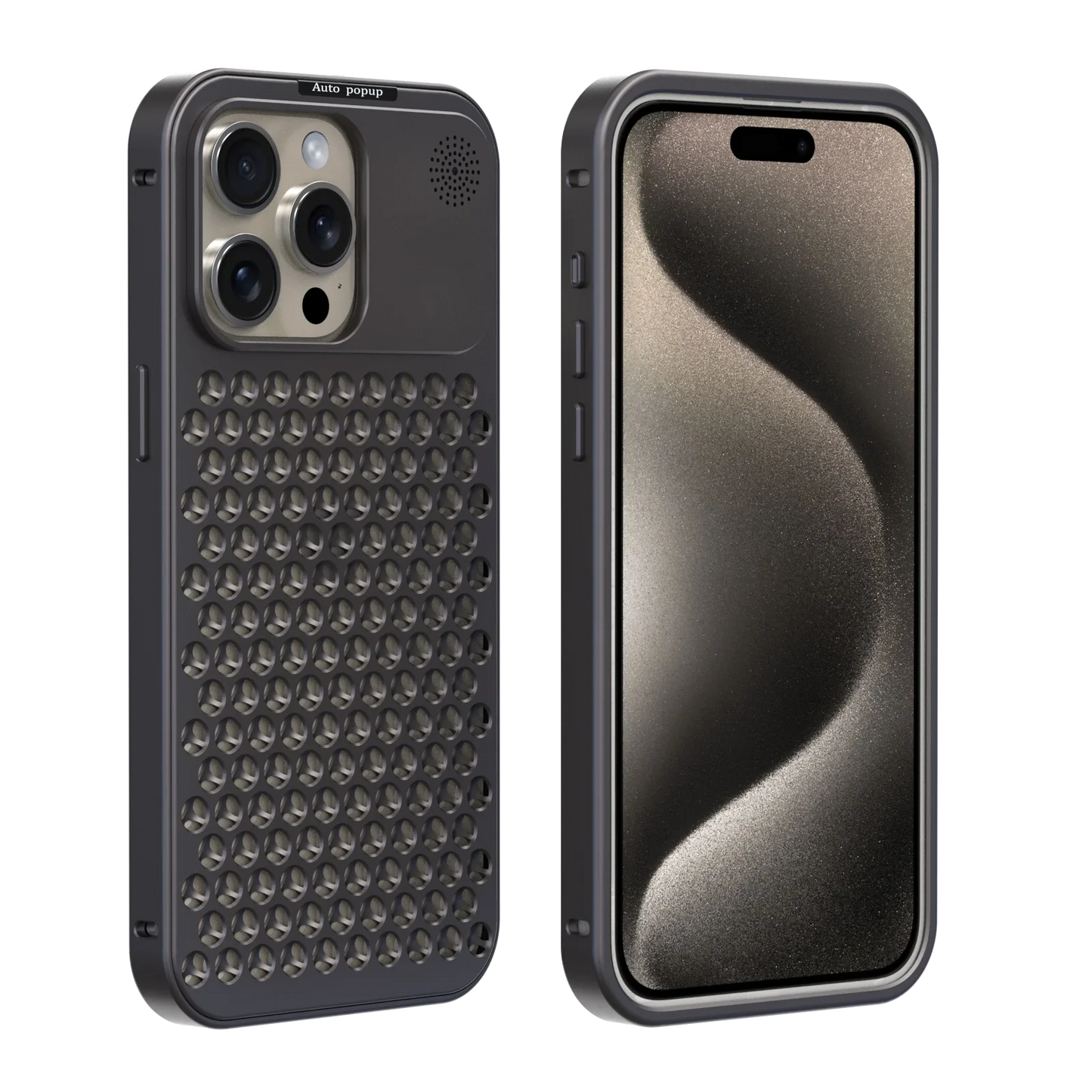Aluminum alloy scented phone case