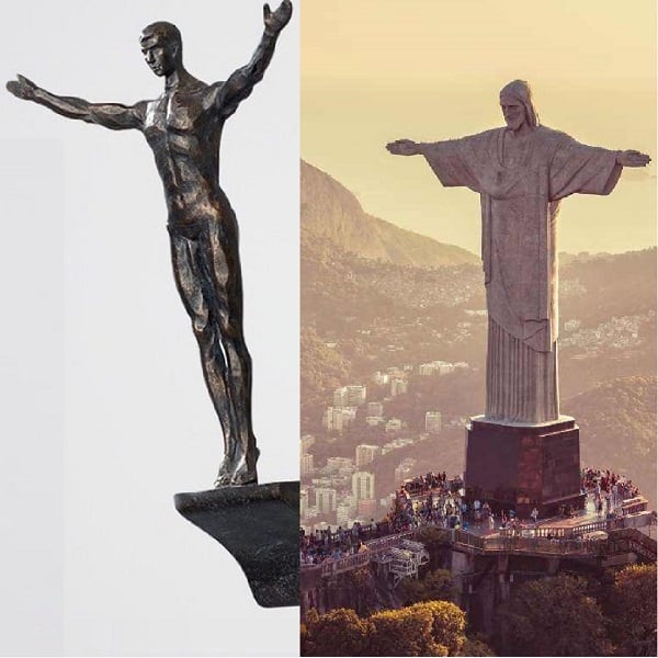 Unique 3D sculpture Art (Copper Black)
