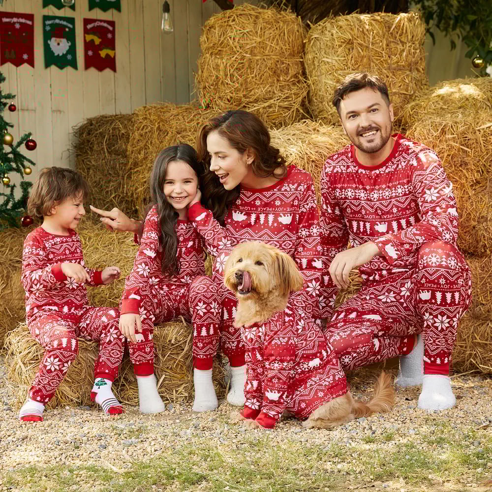 christmas pajama set family