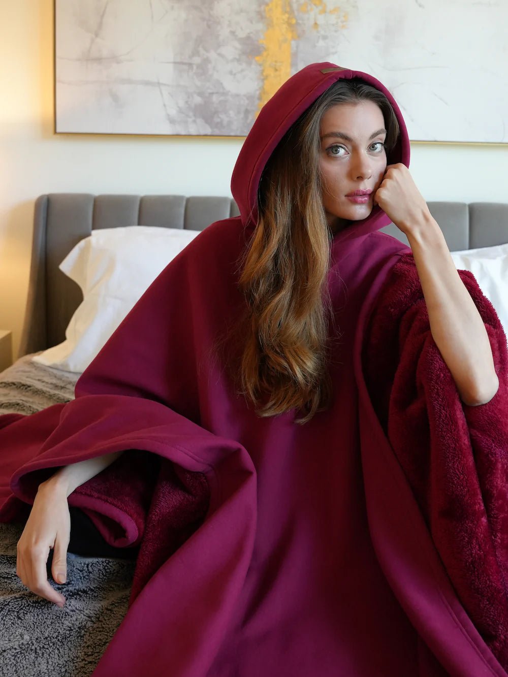 ✨2025 New Arrival💎Loose Hooded Poncho Hoodie