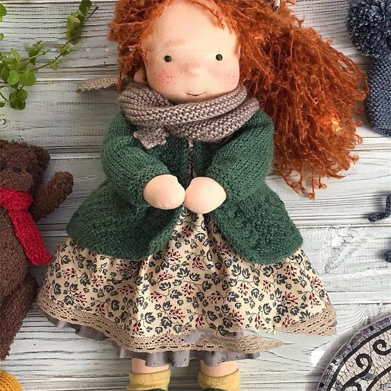 🎁🎁The Best Gift for Kids-Handmade Waldorf Doll👧(Buy 2 Free Shipping!)