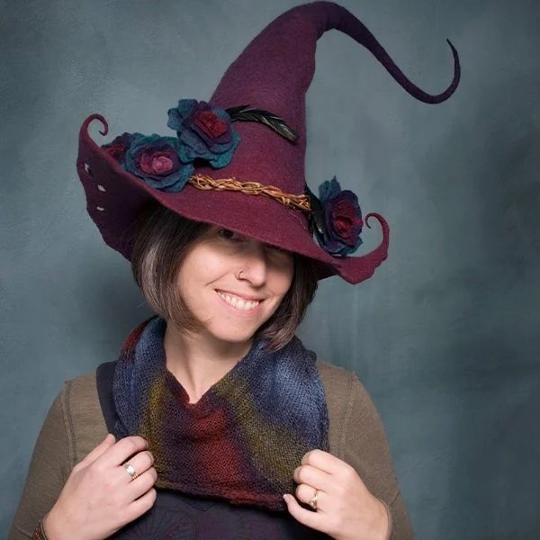 Promotion 49% OFF  Halloween Party Felt Witch Hats
