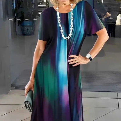 Women's Color-Block Pleated Dress 👗