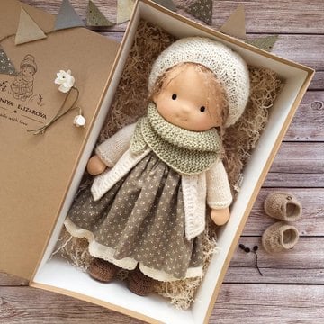 🎁🎁The Best Gift for Kids-Handmade Waldorf Doll👧(Buy 2 Free Shipping!)