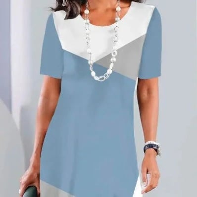Women's Color-Block Pleated Dress 👗