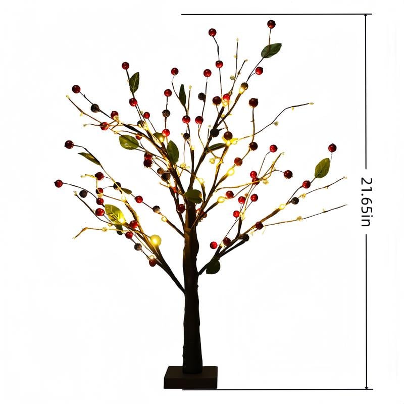 Red Fruit Tree LED Lights
