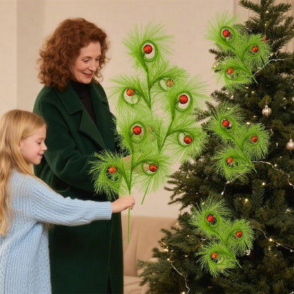 christmas reed grass elf ball simulation green plants