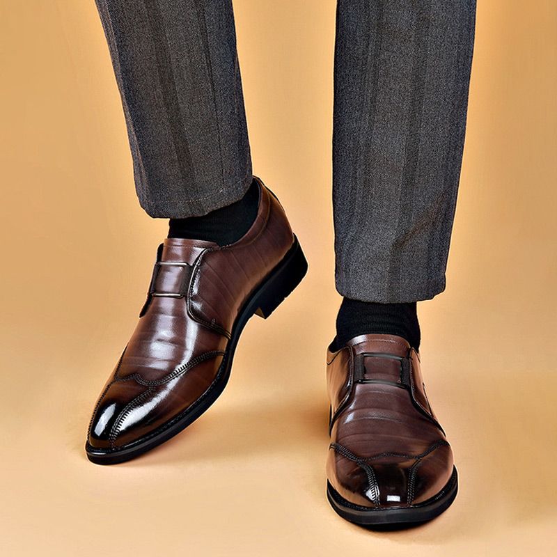 new men's leather sports shoes (suitable for many occasions)