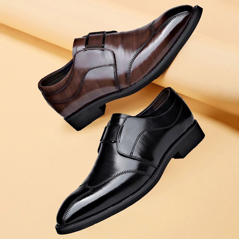 new men's leather sports shoes (suitable for many occasions)