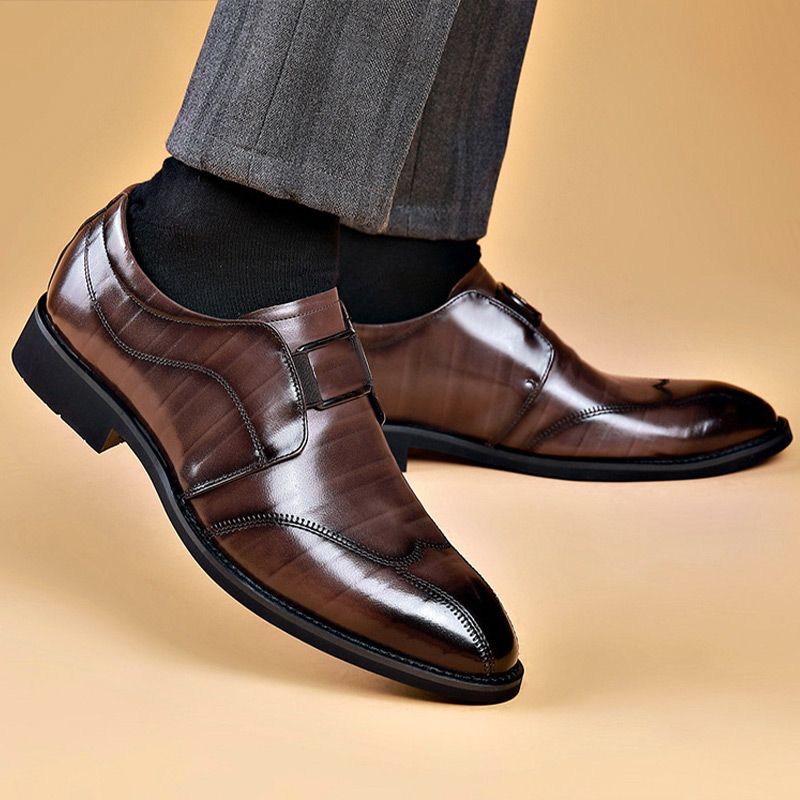 new men's leather sports shoes (suitable for many occasions)