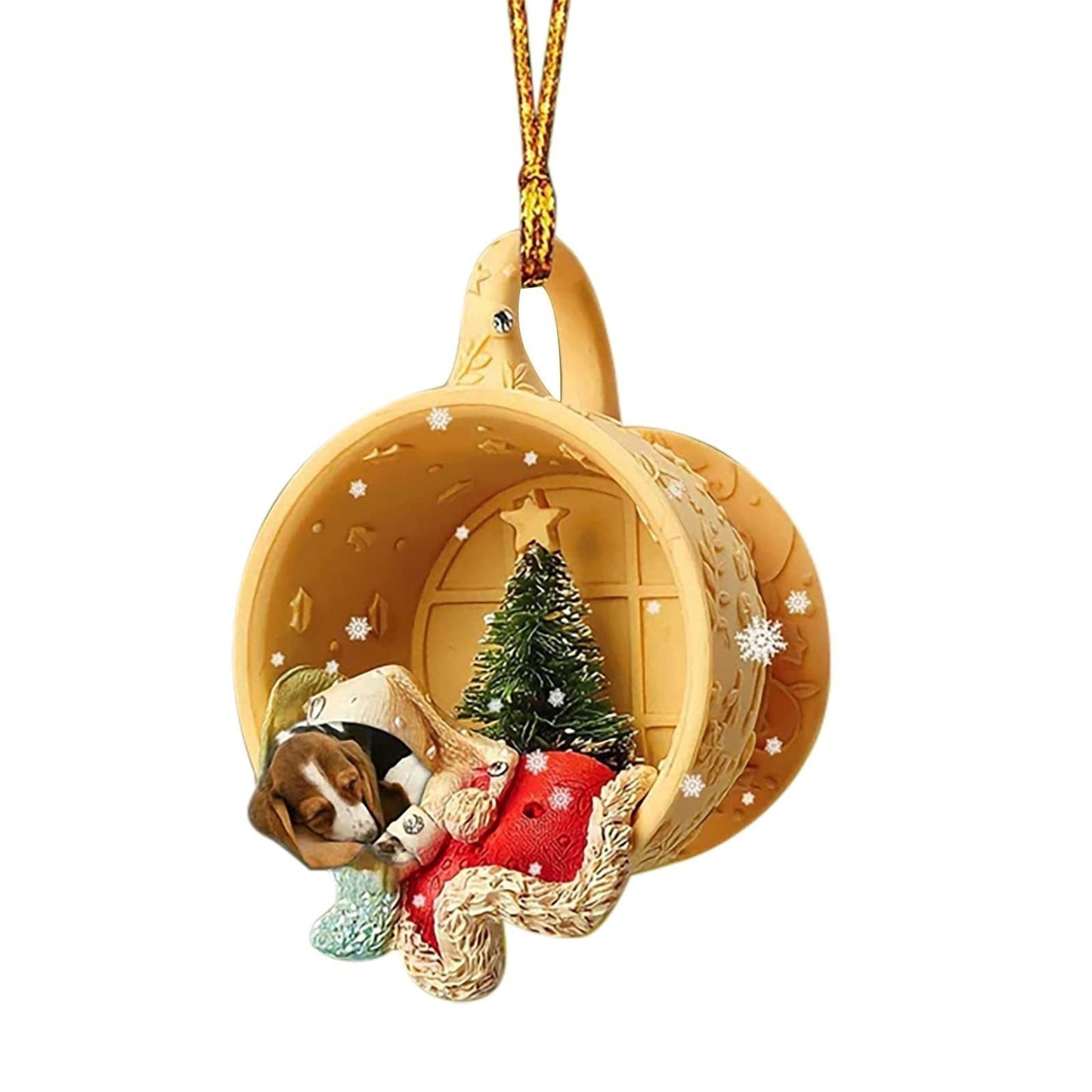 dog-shaped water bottle christmas tree decorations