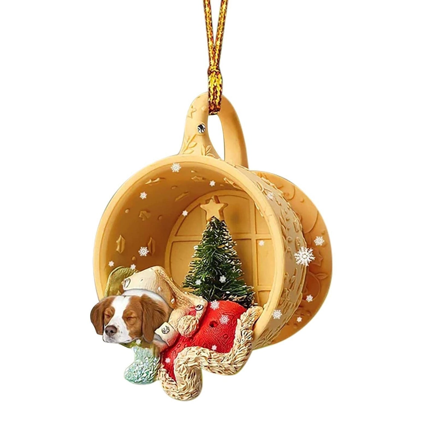 dog-shaped water bottle christmas tree decorations