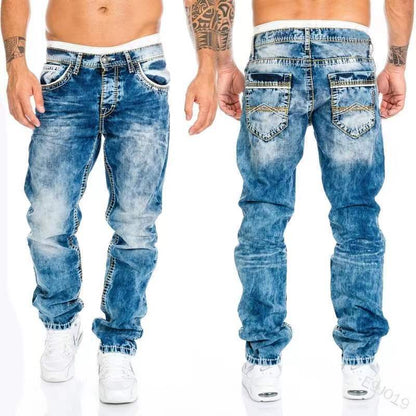 Men's Fashion Creative Stretch Denim Jeans