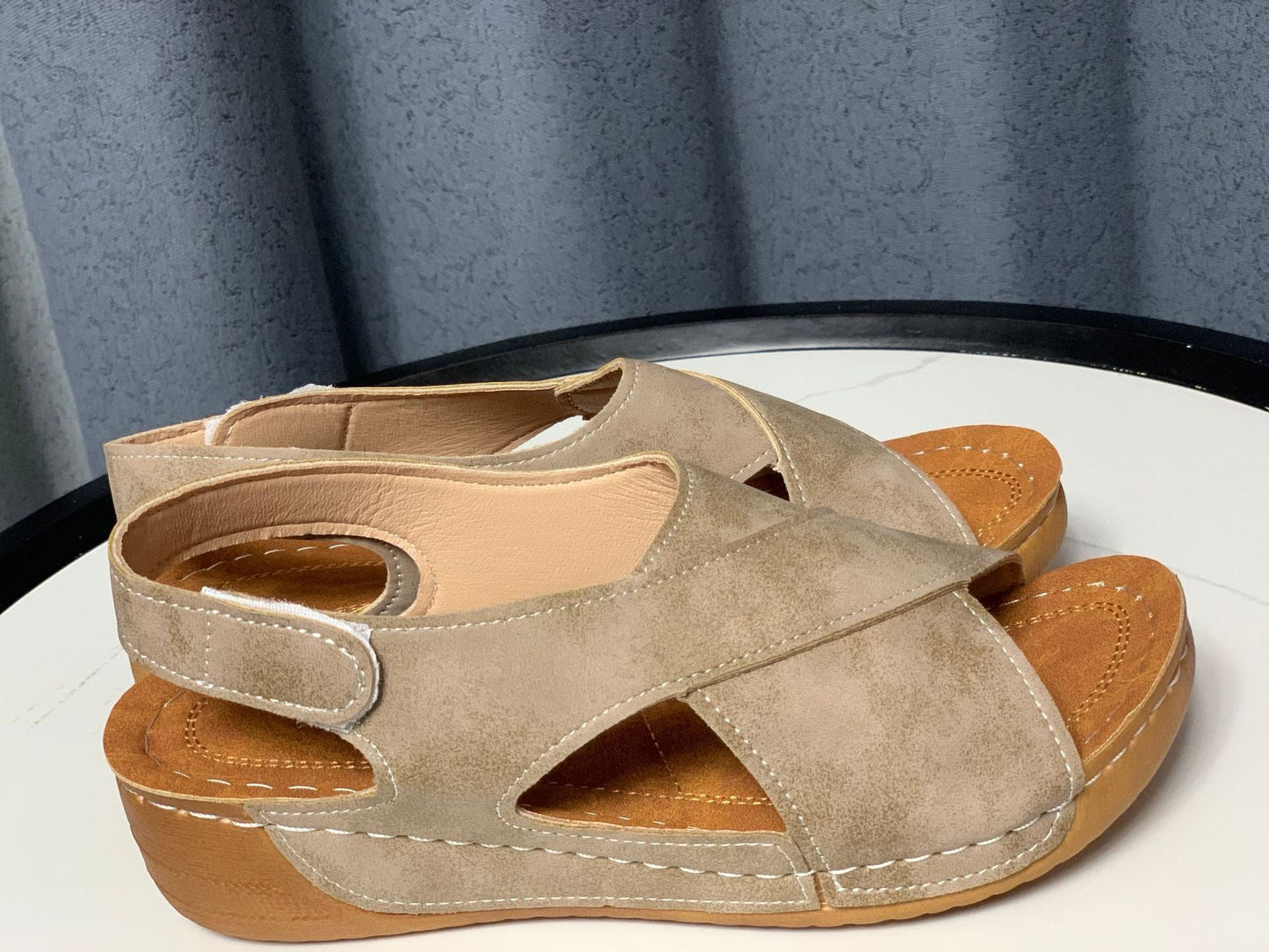 Needtoknit - Limited time offer🔥Women's fish mouth Velcro sandals