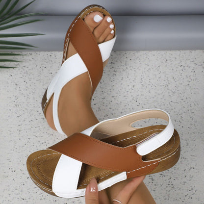 Needtoknit - Limited time offer🔥Women's fish mouth Velcro sandals