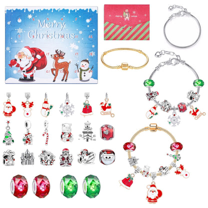 diy christmas advent calendar bracelets set
