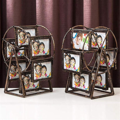 🎡 Retro Vintage Rotating Ferris Wheel Picture Frame