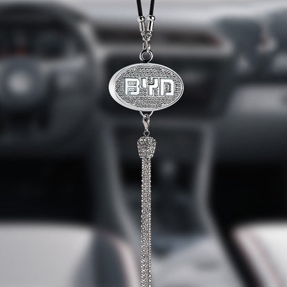 Rearview Mirror Diamond Perfume Pendant