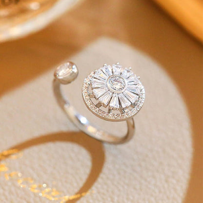 Crystal Anxiety Relief Spinning Ring