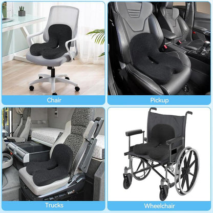 💎 40% OFF! 💎 Non-Slip Memory Foam Seat Cushion – Sciatica Relief, Breathable Mesh & Universal Fit for Car, Office & Wheelchair