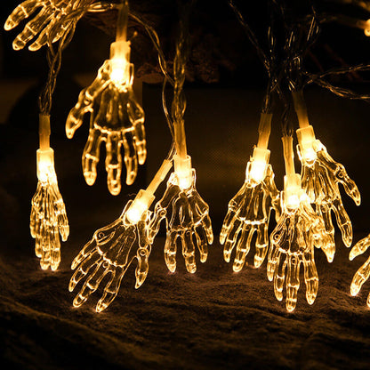 👻👻Halloween led ghost hand light string