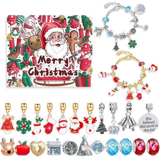 diy christmas advent calendar bracelets set