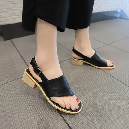 👡Women's soft pointed leather sandals