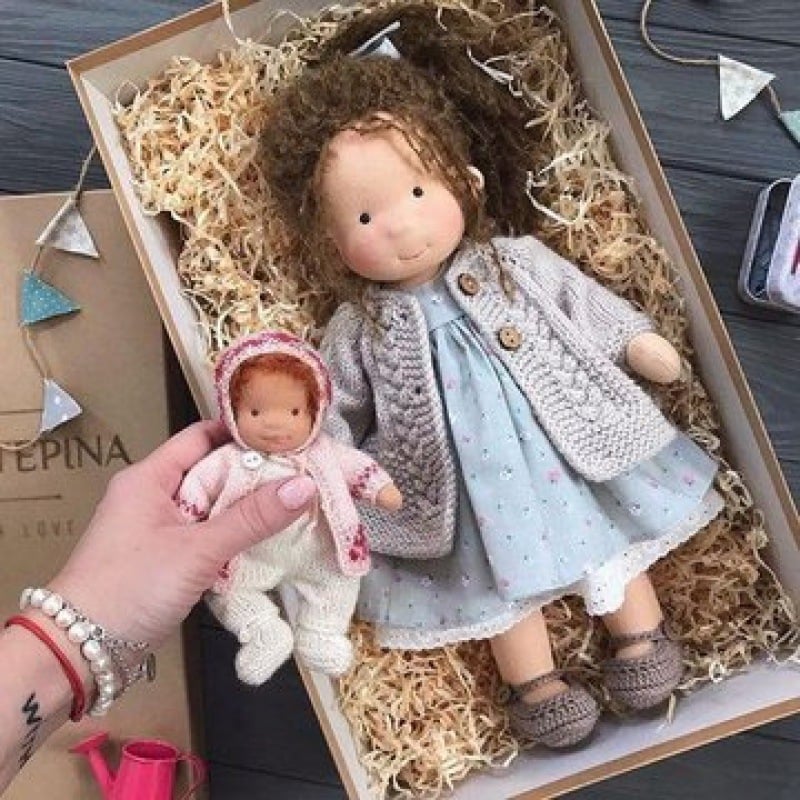 🎁🎁The Best Gift for Kids-Handmade Waldorf Doll👧(Buy 2 Free Shipping!)