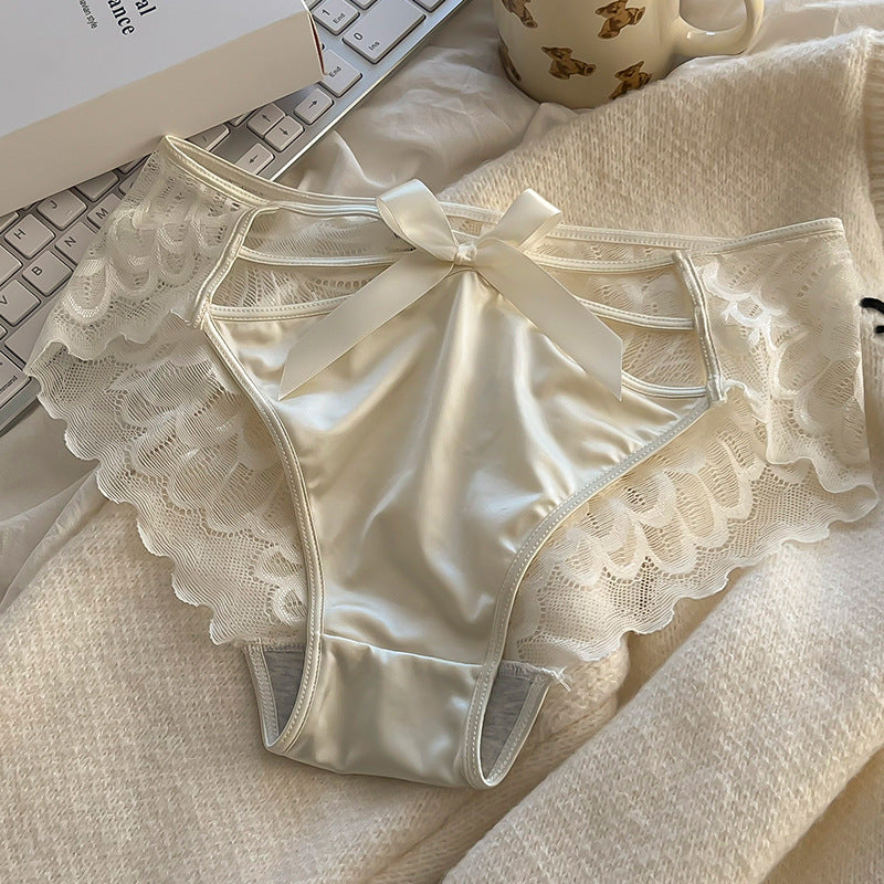 💥Buy 1 get 2 free - Sexy satin transparent hollow lace panties