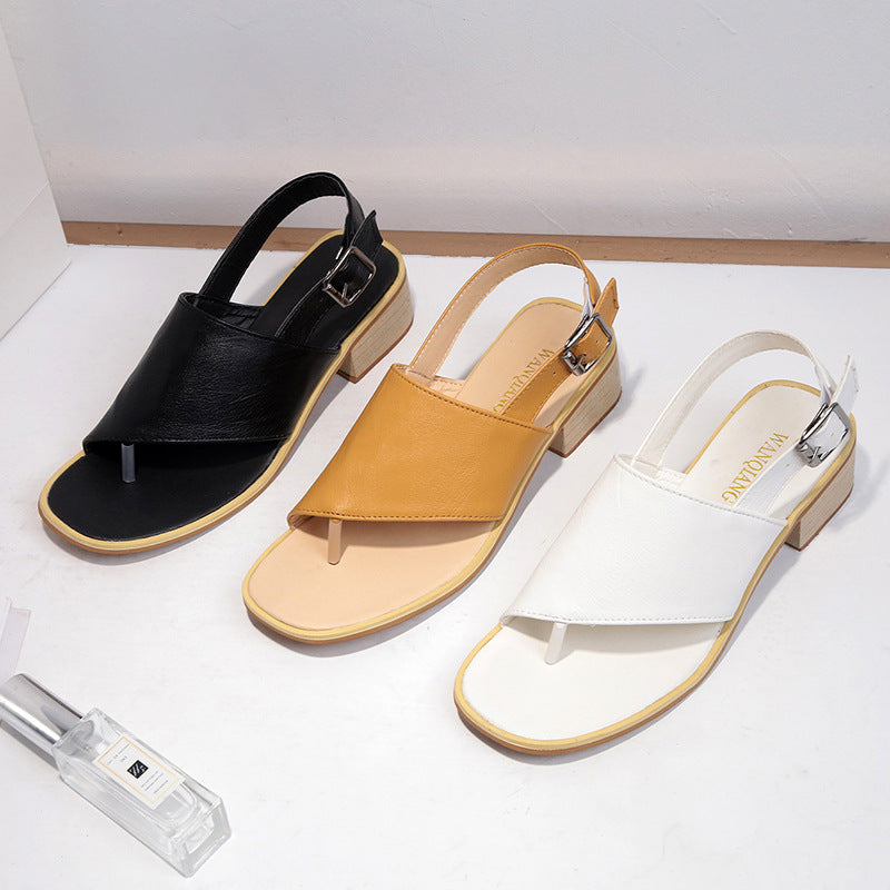 👡Women's soft pointed leather sandals