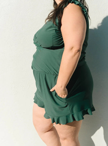 ✨Swim Romper Built-In Bra