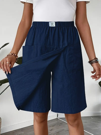 🩴Hot sale 50% off🩳Women's Casual Elastic Waist Wrap Skort