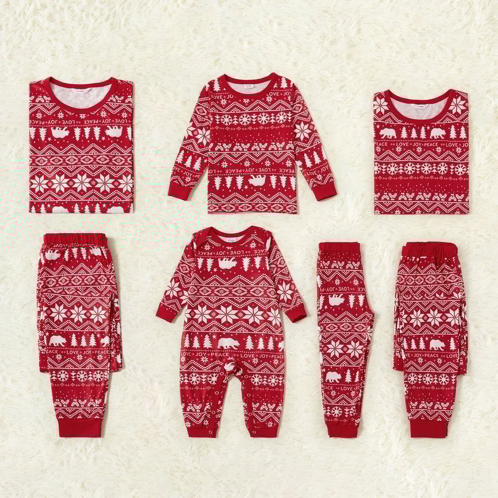 christmas pajama set family