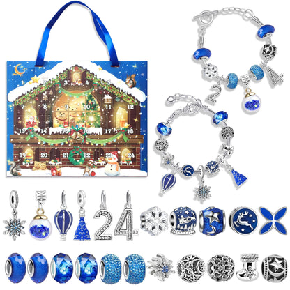 diy christmas advent calendar bracelets set