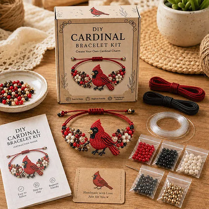 🐰🐙 DIY Animal-Themed Beaded Bracelet Making Kit – A Creative DIY Set for Beginners