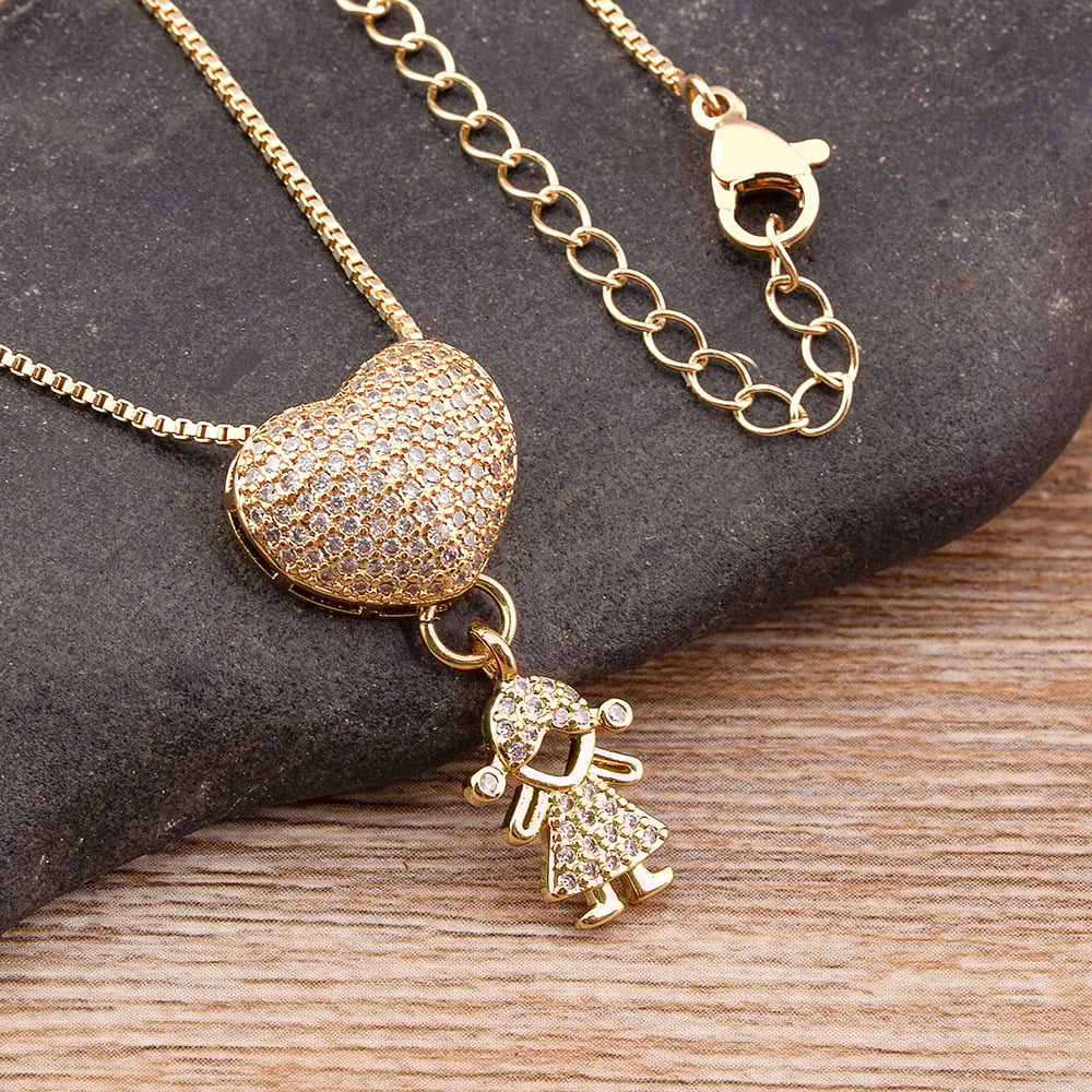 💖49%💖Love and my kids [Mother's Love Necklace]