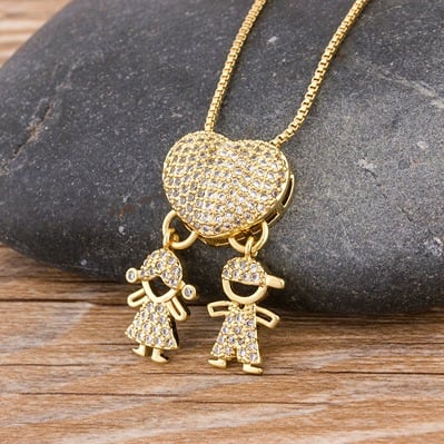 💖49%💖Love and my kids [Mother's Love Necklace]