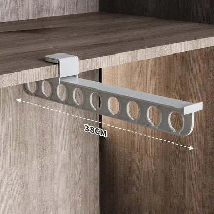 🎁This Week's Special Price $24.99💥Intelligent pull-out slide trouser rack: a new solution for space utilization in the closet