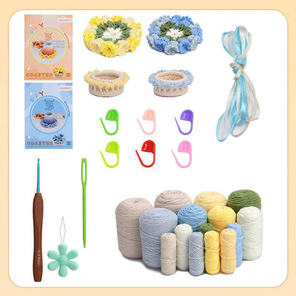 aldorian™-⏰🎁-[DIY Kit]Handmade Diy Lily Of The Valley Coasters-Buy and get a free tutorial book