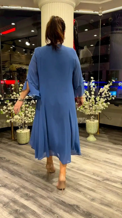 Women's Chiffon Solid Color Loose Dress - Buy Two And Get Free Shipping