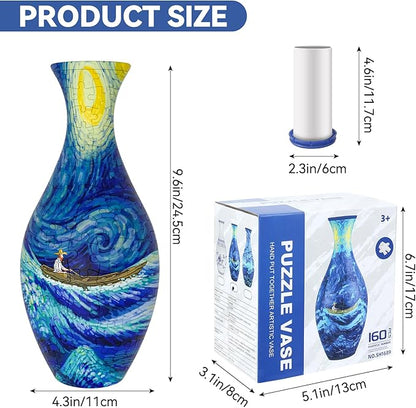 💐3d Jigsaw Puzzle Vase