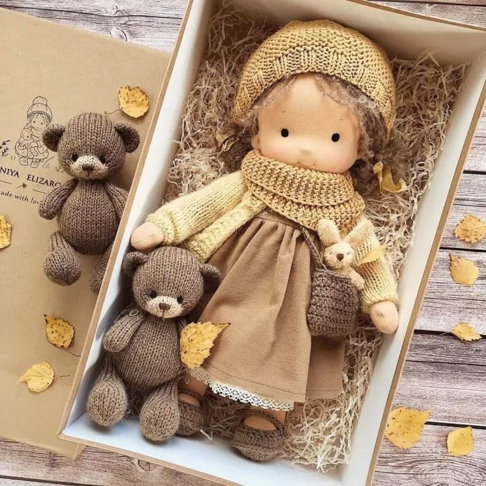 🎁🎁The Best Gift for Kids-Handmade Waldorf Doll👧(Buy 2 Free Shipping!)