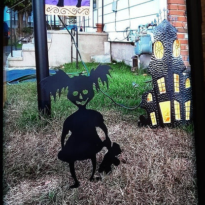 commsmarket-👻Cute and Unique Ghost Zombies - Halloween Yard Decor Metal  Art👻