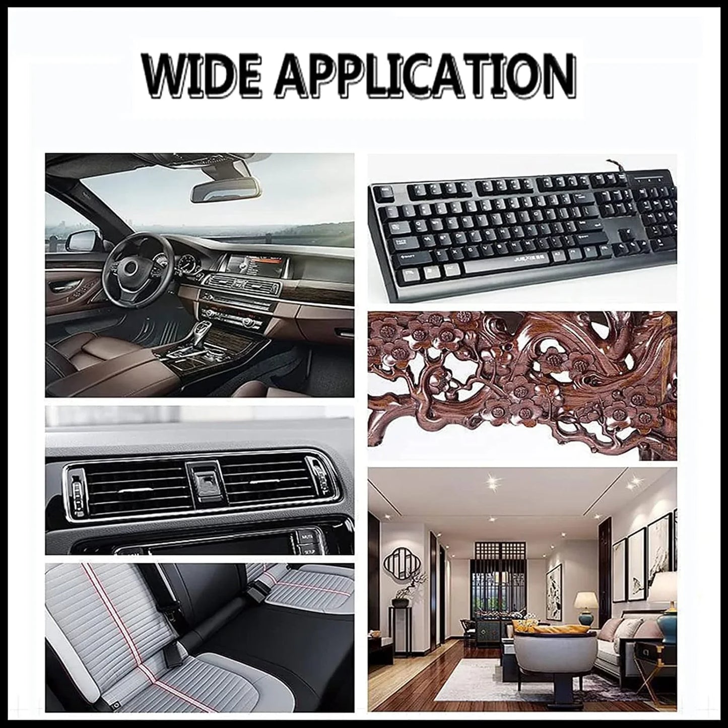 🔥Hot Selling🔥Exclusive Logo Customization🚗Car Interior Cleaning Multi-Tool Brush(2PCS)