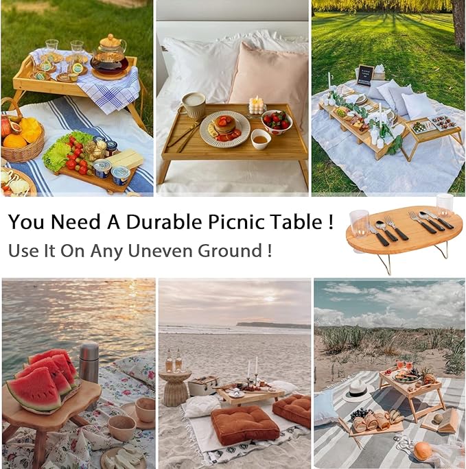 Hap tim insulated wicker picnic basket with foldable wine table and tableware service set, seats 4, perfect for couple gifts, wedding gifts, Valentine's Day gifts
