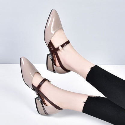 👡Women's soft pointed leather sandals