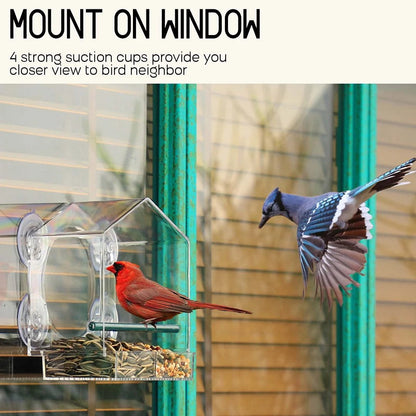 Window Bird Feeder for Outside[BUY 3 FREE SHIPPING]